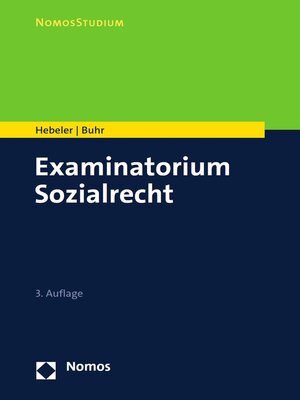 cover image of Examinatorium Sozialrecht